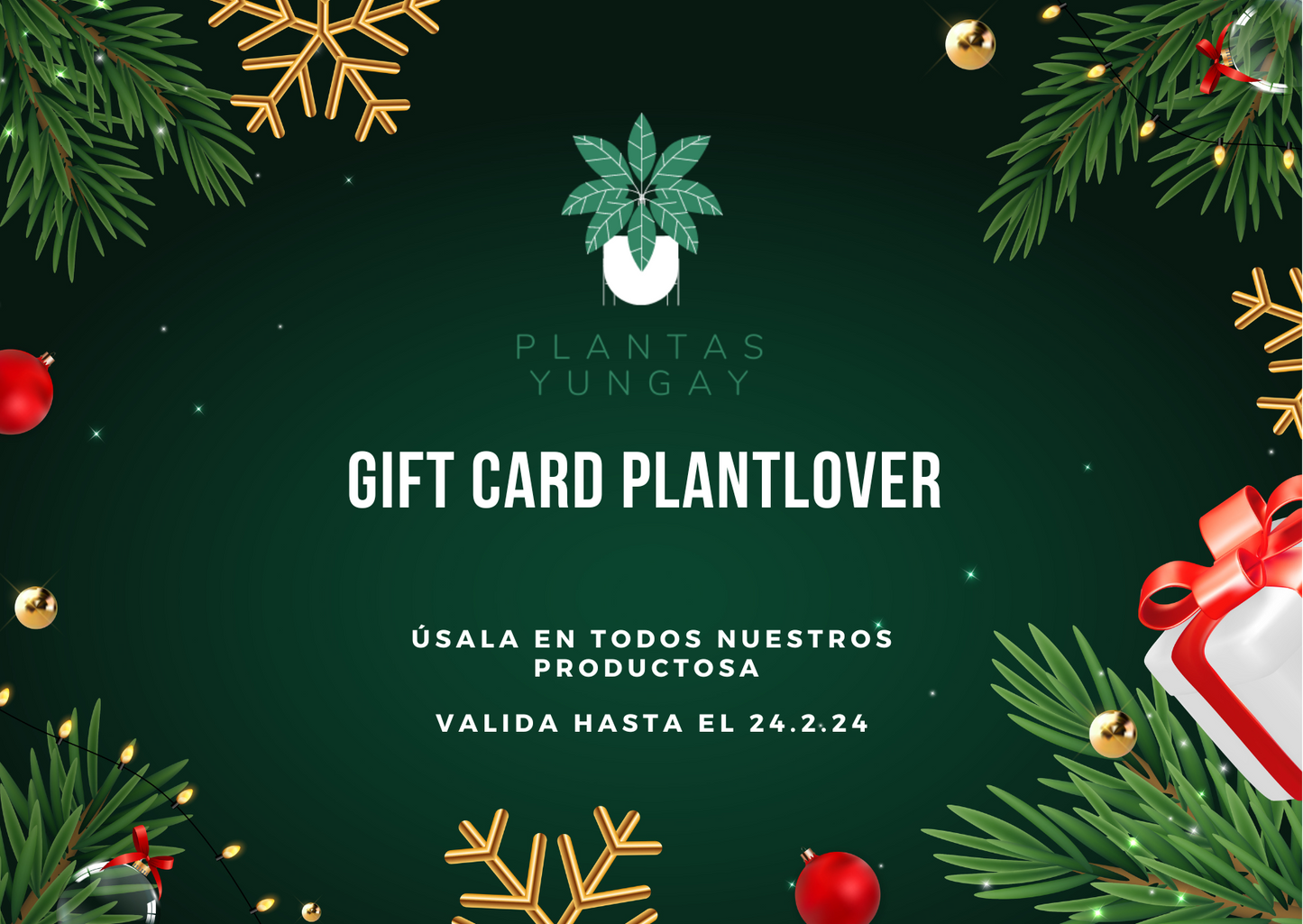 GiftCard Plantas Yungay