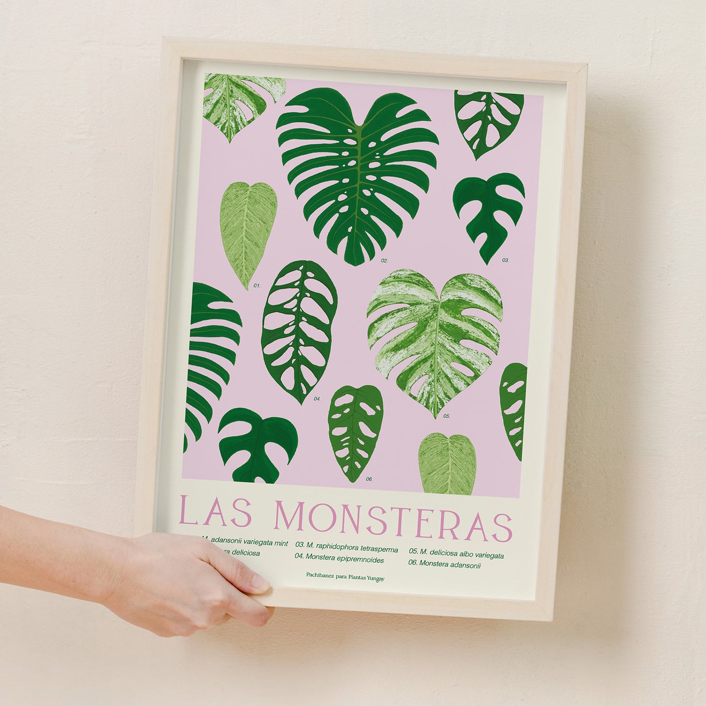 Print Botánico Las Monsteras